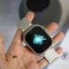Stainless Steel Silver Belt For Apple Watch 49 Series Ultra1 2 3 4