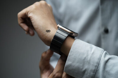 Titanium Matte Finish Detachable Link Strap With Magnetic Closure For Apple Watch 44MM 45MM 46MM Series 4 5 6 7 8 9 10 11 (SE 2 3 Gen)