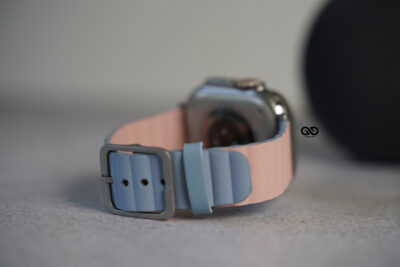 Two Coloured Faux Leather Strap with buckle For Apple Watch 49 Series Ultra1 2 3 4 71 Two Coloured Faux Leather Strap with buckle For Apple Watch 49 Series Ultra1 2 3 4 - Image 11