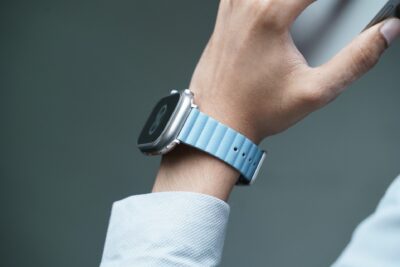 Two Coloured Faux Leather Strap with buckle For Apple Watch 49 Series Ultra1 2 3 4 93 Two Coloured Faux Leather Strap with buckle For Apple Watch 49 Series Ultra1 2 3 4 - Image 33