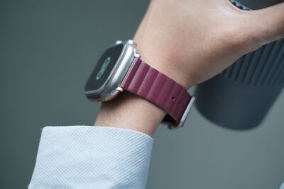 Two Coloured Faux Leather Strap with buckle For Apple Watch 49 Series Ultra1 2 3 4 115 Two Coloured Faux Leather Strap with buckle For Apple Watch 49 Series Ultra1 2 3 4 - Image 55