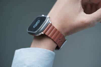 Two Coloured Faux Leather Strap with buckle For Apple Watch 49 Series Ultra1 2 3 4 91 Two Coloured Faux Leather Strap with buckle For Apple Watch 49 Series Ultra1 2 3 4 - Image 31