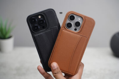 Vegan Leather Case With Flip Card