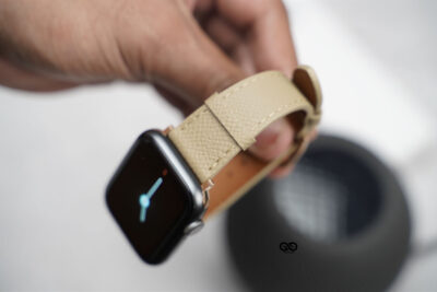 Camel Vegan Leather Strap For Apple Watch 44MM 45MM 46MM Series 4 5 6 7 8 9 10 11 (SE 2 3 Gen)