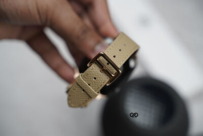 Camel Vegan Leather Strap For Apple Watch 42MM 41MM 40MM Series 4 5 6 7 8 9 10 11 SE SE 2 Gen