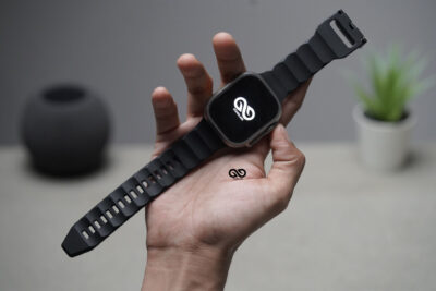 Sable Black FKM Casual Sports Band For Apple Watch 49 MM Series Ultra/Ultra 2 /Ultra 3