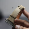 Camel Vegan Leather Strap For Apple Watch 49 (Series Ultra/Ultra 2/Ultra 3)