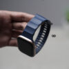 Dark Blue FKM Casual Sports Band For Apple Watch 44MM 45MM 46MM Series 4 5 6 7 8 9 10 11 (SE 2 3 Gen)