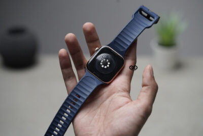 Dark Blue FKM Casual Sports Band For Apple Watch 44MM 45MM 46MM Series 4 5 6 7 8 9 10 11 (SE 2 3 Gen)