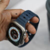 Dark Blue FKM Active Rubber Strap For Apple Watch 49 MM Series Ultra/Ultra 2
