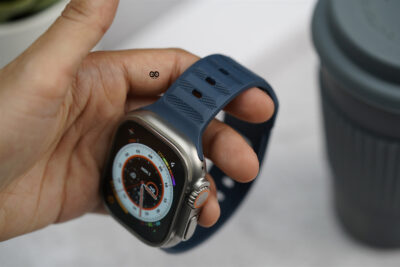 Dark Blue FKM Active Rubber Strap For Apple Watch 49 MM Series Ultra/Ultra 2