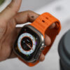 Ultra Orange FKM Active Rubber Strap For Apple Watch 49 MM Series Ultra/Ultra 2/Ultra 3