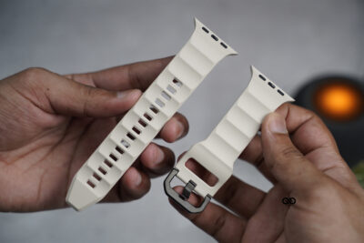 Beige FKM Casual Sports Band For Apple Watch 44MM 45MM 46MM Series 4 5 6 7 8 9 10 11 (SE 2 3 Gen)