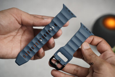 Dark Blue FKM Casual Sports Band For Apple Watch 42MM 41MM 40MM Series 4 5 6 7 8 9 10 11 SE SE 2 Gen