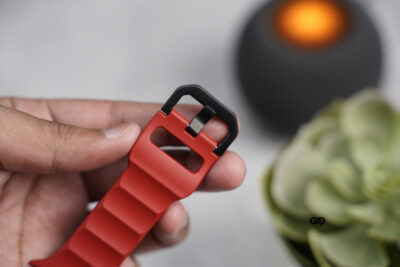 Matte Red FKM Casual Sports Band For Apple Watch 44MM 45MM 46MM Series 4 5 6 7 8 9 10 11 (SE 2 3 Gen)