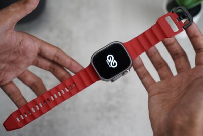 Matte Red FKM Casual Sports Band For Apple Watch 49 Series Ultra1 2 3 4 - Image 14