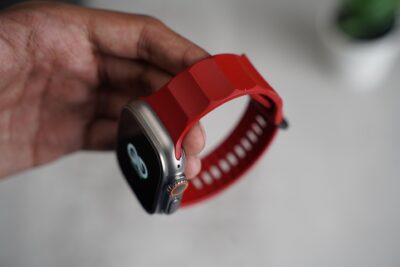 Matte Red FKM Casual Sports Band For Apple Watch 49 Series Ultra1 2 3 4 - Image 13