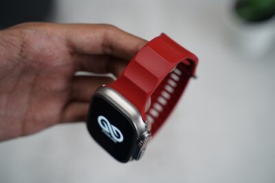 Matte Red FKM Casual Sports Band For Apple Watch 49 Series Ultra1 2 3 4 - Image 17