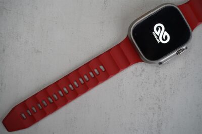 Matte Red FKM Casual Sports Band For Apple Watch 49 Series Ultra1 2 3 4 - Image 21