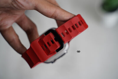 Matte Red FKM Casual Sports Band For Apple Watch 49 Series Ultra1 2 3 4 - Image 19