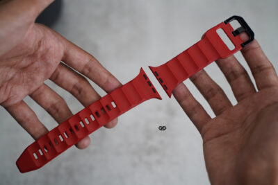 Matte Red FKM Casual Sports Band For Apple Watch 49 Series Ultra1 2 3 4 - Image 23