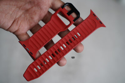 Matte Red FKM Casual Sports Band For Apple Watch 49 Series Ultra1 2 3 4 - Image 24