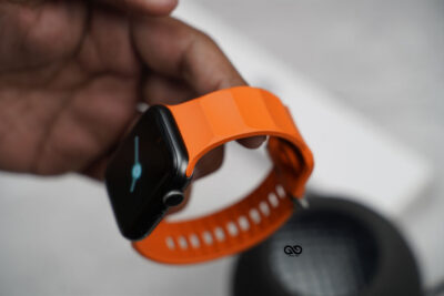 Ultra Orange FKM Casual Sports Band For Apple Watch 44MM 45MM 46MM Series 4 5 6 7 8 9 10 11 (SE 2 3 Gen)