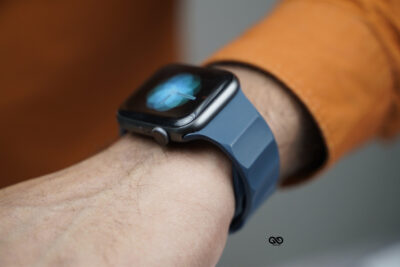 Dark Blue FKM Casual Sports Band For Apple Watch 42MM 41MM 40MM Series 4 5 6 7 8 9 10 11 SE SE 2 Gen