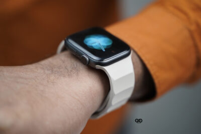 Pearl Grey FKM Casual Sports Band For Apple Watch 42MM 41MM 40MM Series 4 5 6 7 8 9 10 11 SE SE 2 Gen