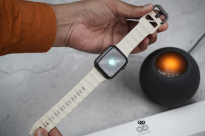 Beige FKM Casual Sports Band For Apple Watch 44MM 45MM 46MM Series 4 5 6 7 8 9 10 11 (SE 2 3 Gen)