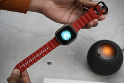 Matte Red FKM Casual Sports Band For Apple Watch 44MM 45MM 46MM Series 4 5 6 7 8 9 10 11 (SE 2 3 Gen)