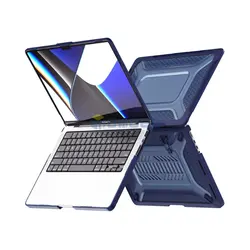 Blue Slim Rubberized TPU Bumper Cover For MacBook Air 13 inch 2020/2021 M1 Air A2337 A1932 A2179
