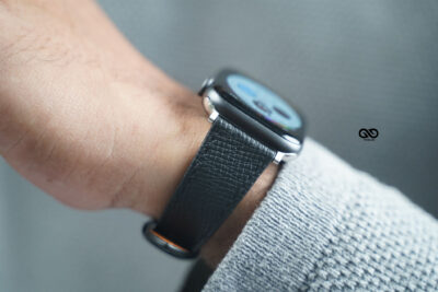 Sable Black Vegan Leather Strap For Apple Watch 42MM 41MM 40MM Series 4 5 6 7 8 9 10 11 SE SE 2 Gen