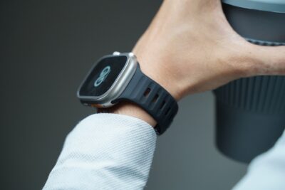 Black Waterproof Silicone Sports Bands for Apple Watch 49 MM Series Ultra/Ultra 2