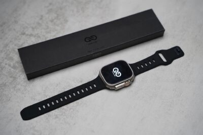 Black Waterproof Silicone Sports Bands for Apple Watch 49 MM Series Ultra/Ultra 2