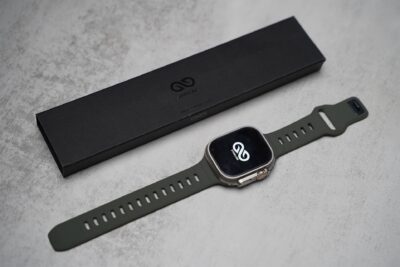Army Green Waterproof Silicone Sports Bands for Apple Watch 49 MM Series Ultra/Ultra 2