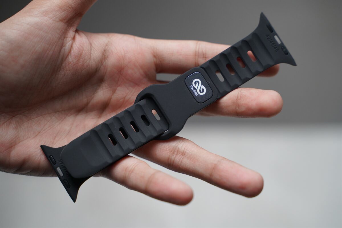 Black Waterproof Silicone Sports Bands for Apple Watch 49 MM Series Ultra/Ultra 2