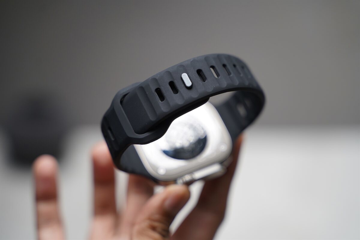 Black Waterproof Silicone Sports Bands for Apple Watch 49 MM Series Ultra/Ultra 2