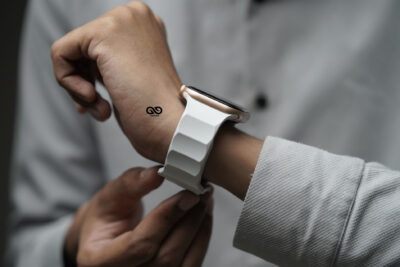 Pearl Grey FKM Casual Sports Band For Apple Watch 44MM 45MM 46MM Series 4 5 6 7 8 9 10 11 (SE 2 3 Gen)