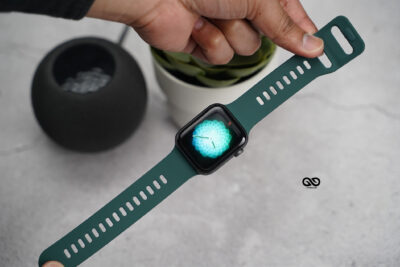Soft Silicone Strap With Aluminium Closure Pin For Apple Watch 44MM 45MM 46MM Series 4 5 6 7 8 9 10 11 (SE 2 3 Gen)