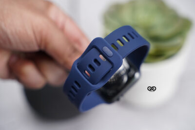 Soft Silicone Strap With Aluminium Closure Pin For Apple Watch 44MM 45MM 46MM Series 4 5 6 7 8 9 10 11 (SE 2 3 Gen)