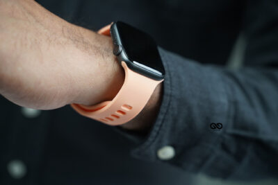 Soft Silicone Strap With Aluminium Closure Pin For Apple Watch 44MM 45MM 46MM Series 4 5 6 7 8 9 10 11 (SE 2 3 Gen)