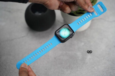 Soft Silicone Strap With Aluminium Closure Pin For Apple Watch 44MM 45MM 46MM Series 4 5 6 7 8 9 10 11 (SE 2 3 Gen)