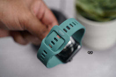 Soft Silicone Strap With Aluminium Closure Pin For Apple Watch 44MM 45MM 46MM Series 4 5 6 7 8 9 10 11 (SE 2 3 Gen)