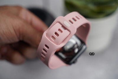 Soft Silicone Strap With Aluminium Closure Pin For Apple Watch 44MM 45MM 46MM Series 4 5 6 7 8 9 10 11 (SE 2 3 Gen)