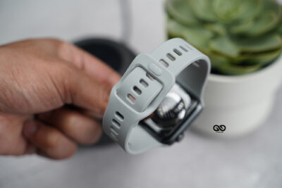 Soft Silicone Strap With Aluminium Closure Pin For Apple Watch 44MM 45MM 46MM Series 4 5 6 7 8 9 10 11 (SE 2 3 Gen)