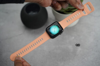 Soft Silicone Strap With Aluminium Closure Pin For Apple Watch 44MM 45MM 46MM Series 4 5 6 7 8 9 10 11 (SE 2 3 Gen)