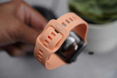 Soft Silicone Strap With Aluminium Closure Pin For Apple Watch 44MM 45MM 46MM Series 4 5 6 7 8 9 10 11 (SE 2 3 Gen)