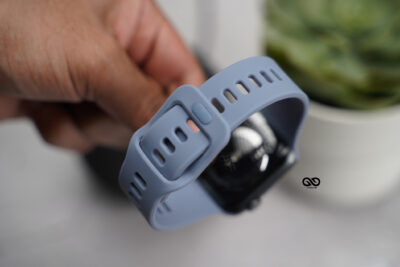 Soft Silicone Strap With Aluminium Closure Pin For Apple Watch 44MM 45MM 46MM Series 4 5 6 7 8 9 10 11 (SE 2 3 Gen)