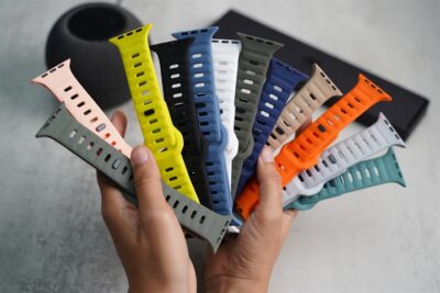 Waterproof Silicone Sports Band for Apple Watch 49MM Series Ultra/Ultra 2